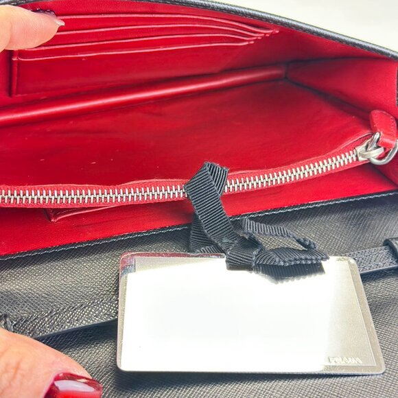 Prada Black Leather Shoulder Bag Crossbody - Picture 8 of 8